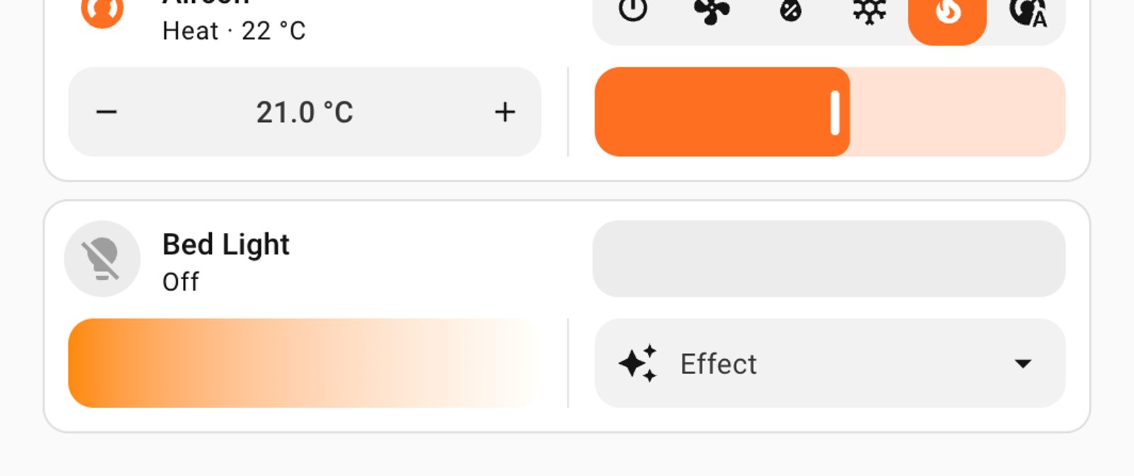 A Home Assistant 2026.9 tile card with three inline features, the first beside the entity name and two more below it in two columns