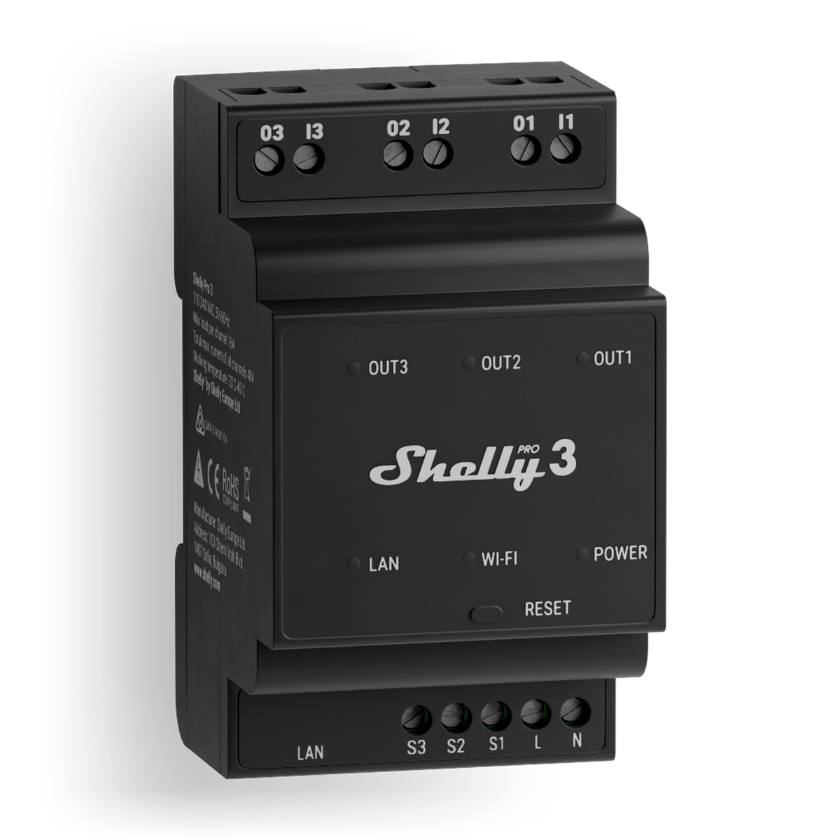 Shelly Pro 3 Smart Relay
