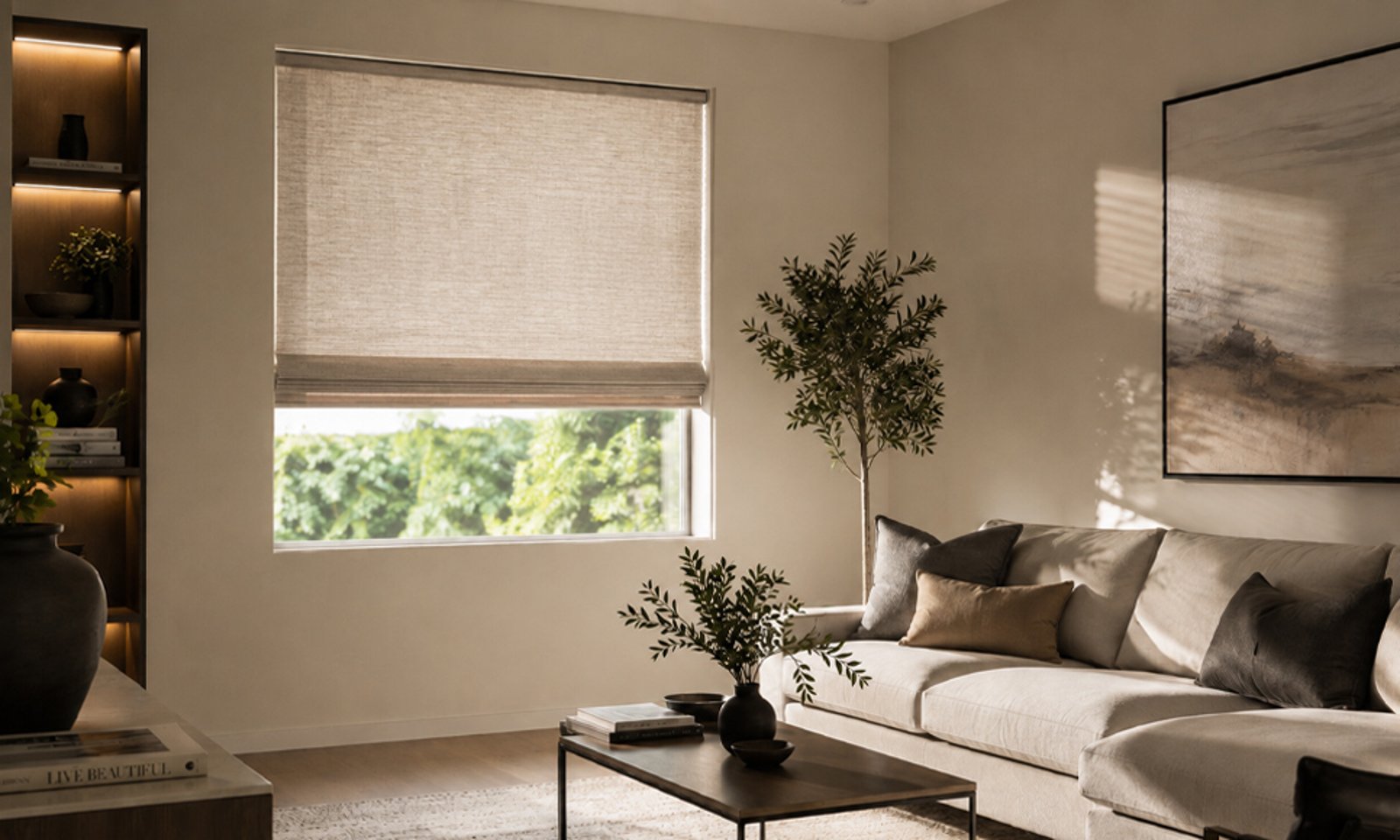 Blinds and awnings that know the time of day