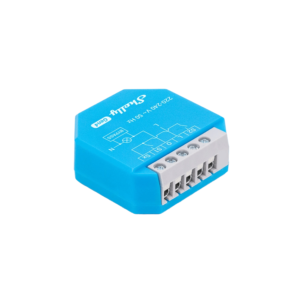 Shelly 1L Gen4 relay, product render