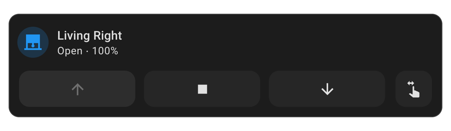 The Mushroom Cover card for Home Assistant under Stock, shown on its own