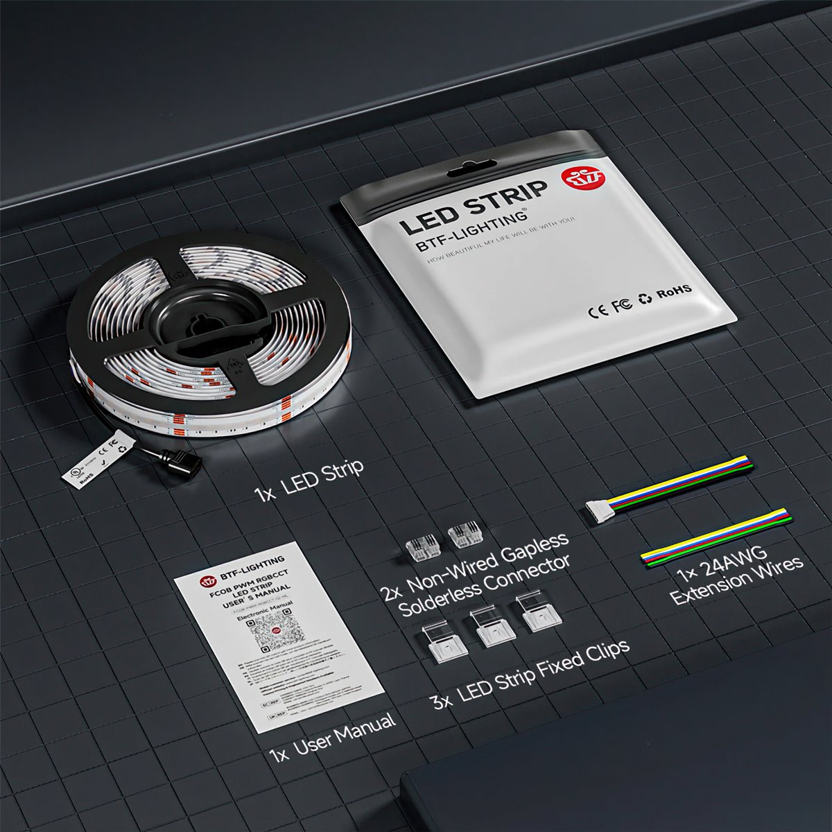 FCOB RGBCCT - 5m LED Strip