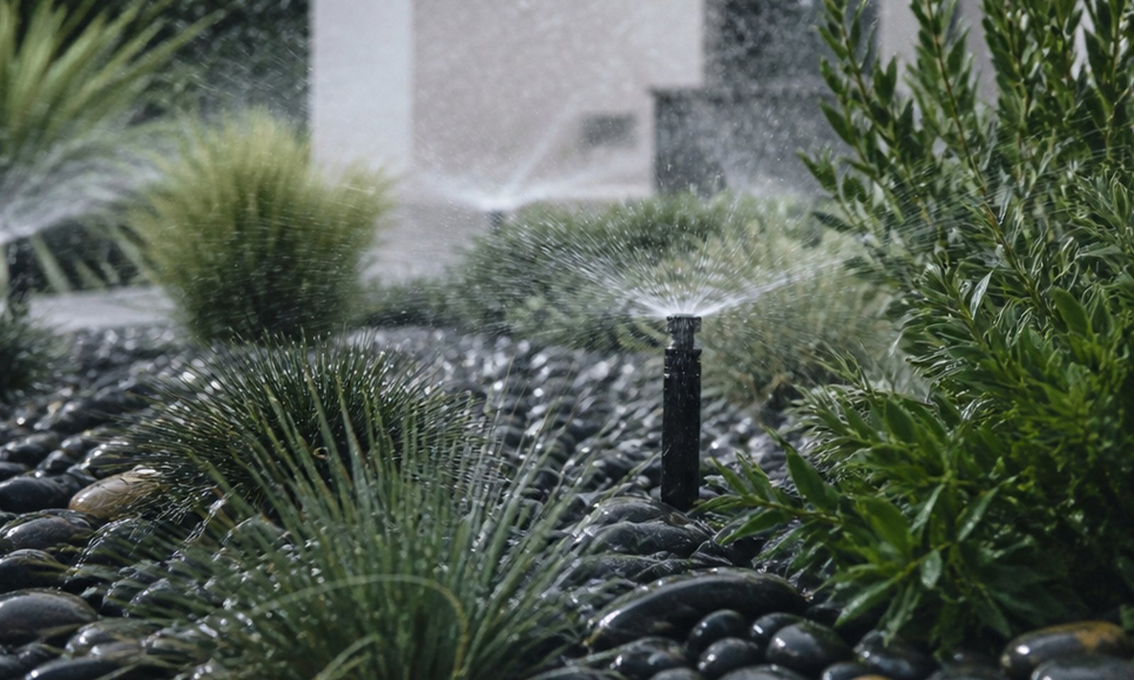 Water the garden on a schedule