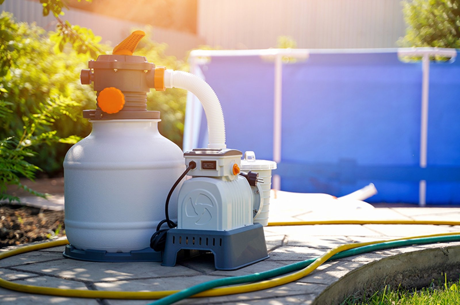 Hot water, pool pumps and the garage door
