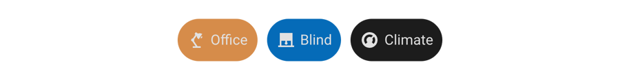 The Bubble Card Sub-buttons for Home Assistant under Stock, shown on its own