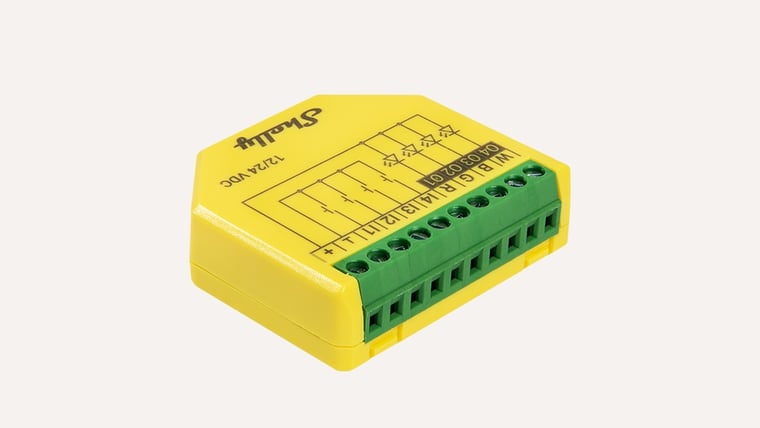 Shelly Plus RGBW PM LED controller