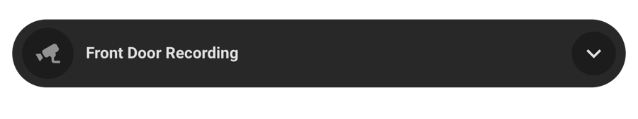 The Bubble Card Select for Home Assistant under Stock, shown on its own