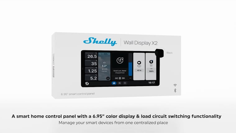 Shelly Wall Display X2i and its retail box