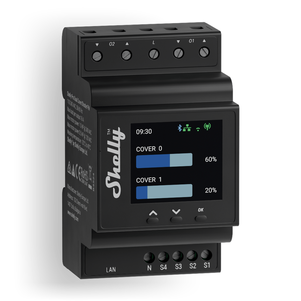 Shelly Pro Dual Cover/Shutter PM