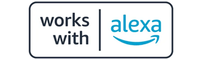 Works with Amazon Alexa