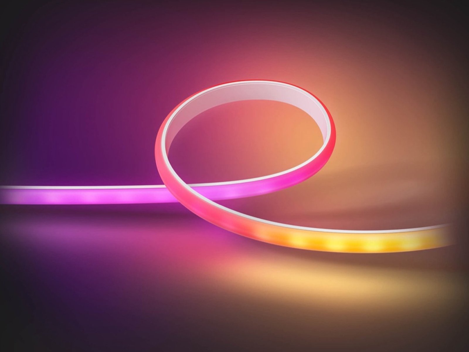 Several colours along one run